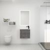 Bathroom Vanity with Sink 22 Inch for Small Bathroom,Floating Bathroom Vanity with Soft Close Door,Small Bathroom Vanity with Sink, 22x13 (KD-Packing)
