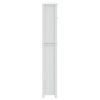 Over-the-Toilet Storage BERG White 23.6"x10.6"x64.8" Solid Wood
