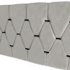 GRAY QUEEN SIZE TRUNDLE PULL OUT DRAWERS STORAGE UPHOLSTERED BED MODERN DESIGN NO BOX SPRING REQUIRED