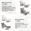 The Spindal Chair Velvet Accent Chair with Ottoman, Modern Lounge Accent Chair with Armrests pad, Reading Chair with Footrest for Small Space