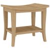 Bathroom Side Table 19.7"x13.8"x17.7" Solid Wood Teak