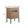 24 Inch Bathroom Vanity With Sink, Freestanding Bathroom Vanity or Floating is Optional Conversion24*18-00324IMO-1(KD-Packing)