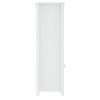 Bathroom Cabinet BERG White 15.7"x13.4"x43.3" Solid Wood Pine