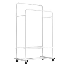 Bedroom Folding Interior Simple Balcony Coat Rack (Color: White)