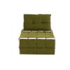 COOLMORE Upholstered Deep Seat Armless Accent Single Lazy Sofa Lounge Arm Chair,Comfy Oversized Leisure Barrel Chairs for Living Room/Office/Meetingro